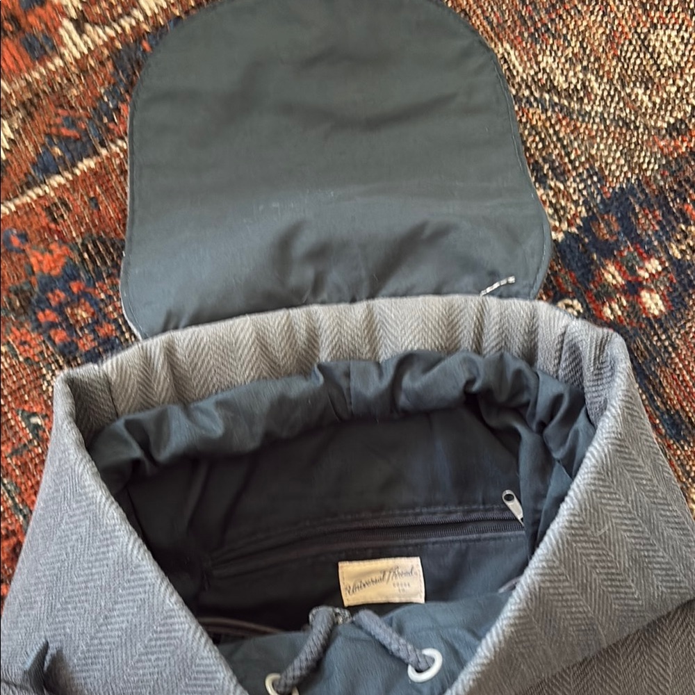 Gray Herringbone Universal Threads Backpack - image 4